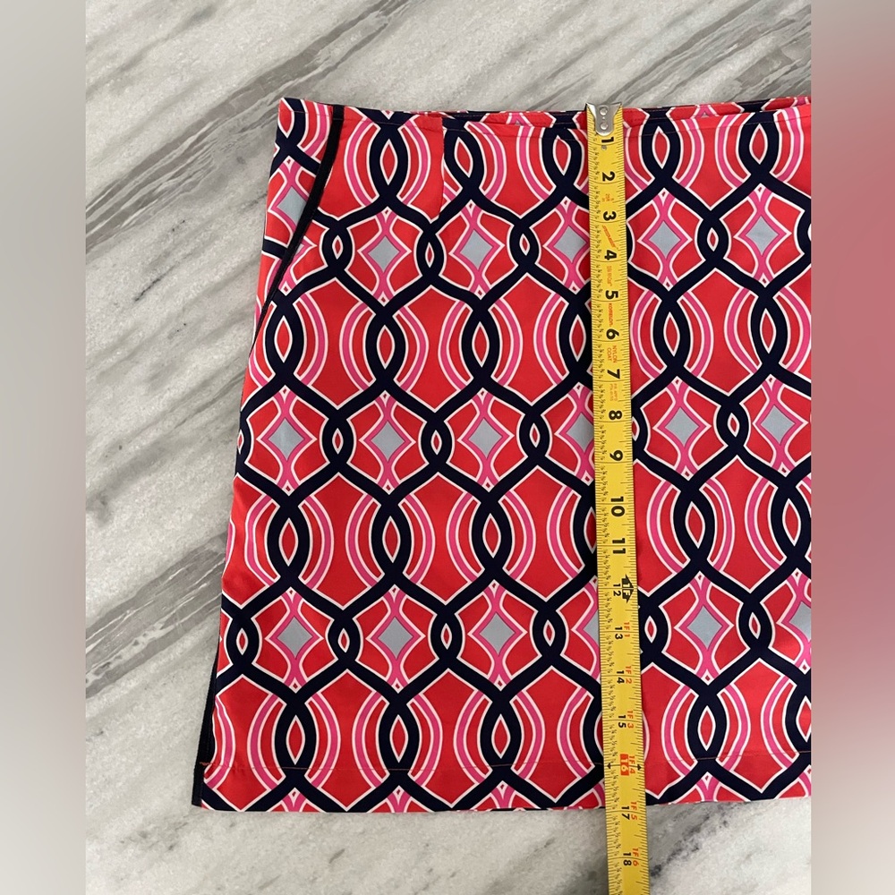 Golftini Orange and Navy Golf Skort - Picture 8 of 9
